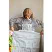 Apron, Norrlandskrus, Light Blue