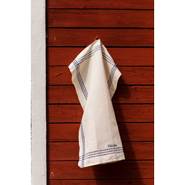 Tea Towel, Daladräll, blue, embroidery HÄNDER