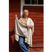 Bath towel, Daladräll, Unbleached-green