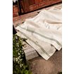Bath towel, Daladräll, Unbleached-green
