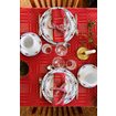 Table Cloth, Norrlandskrus, red full & full blue
