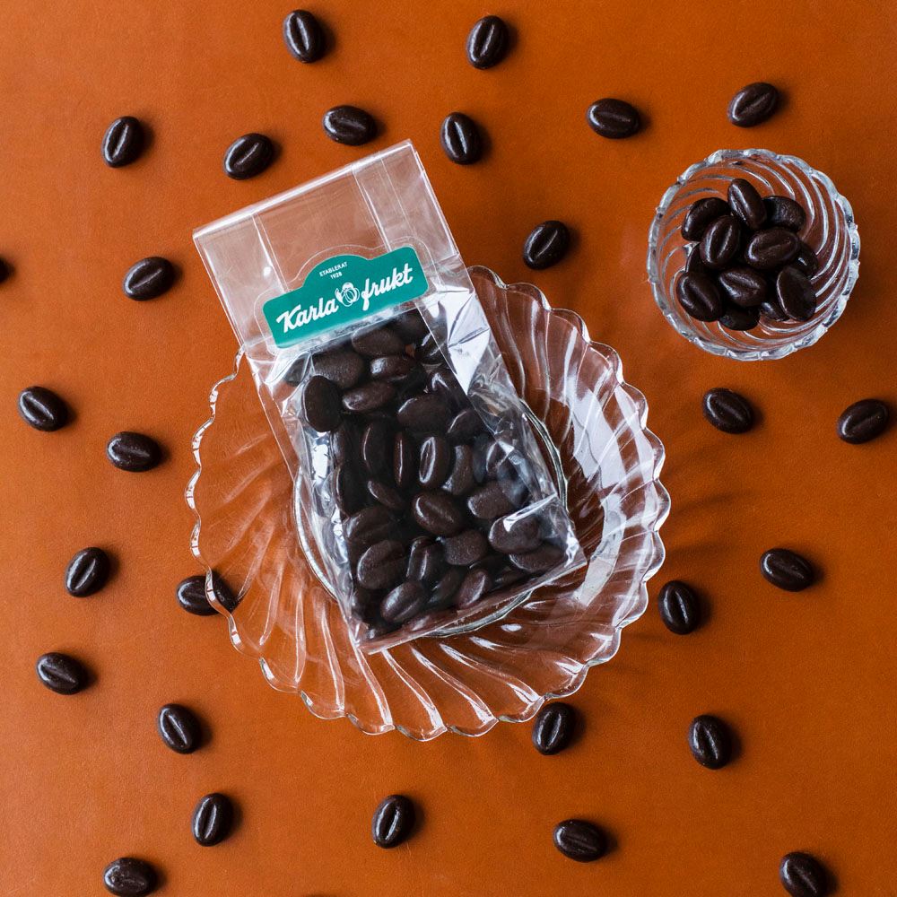 Moccabönor i choklad