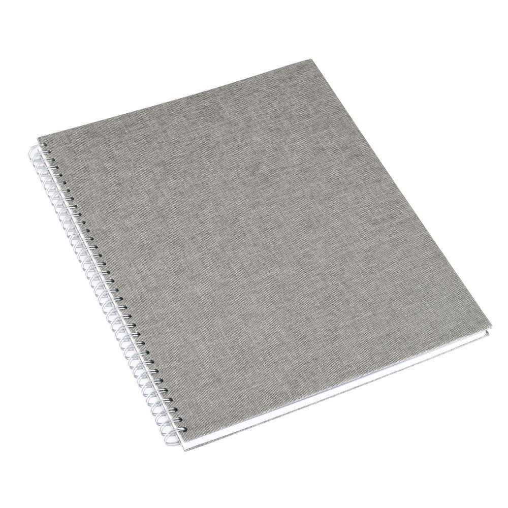 Spiral Notebook, Pebble Grey