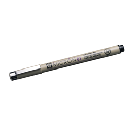Micron pen no 01 black