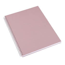 Spiral Notebook, Dusty Pink