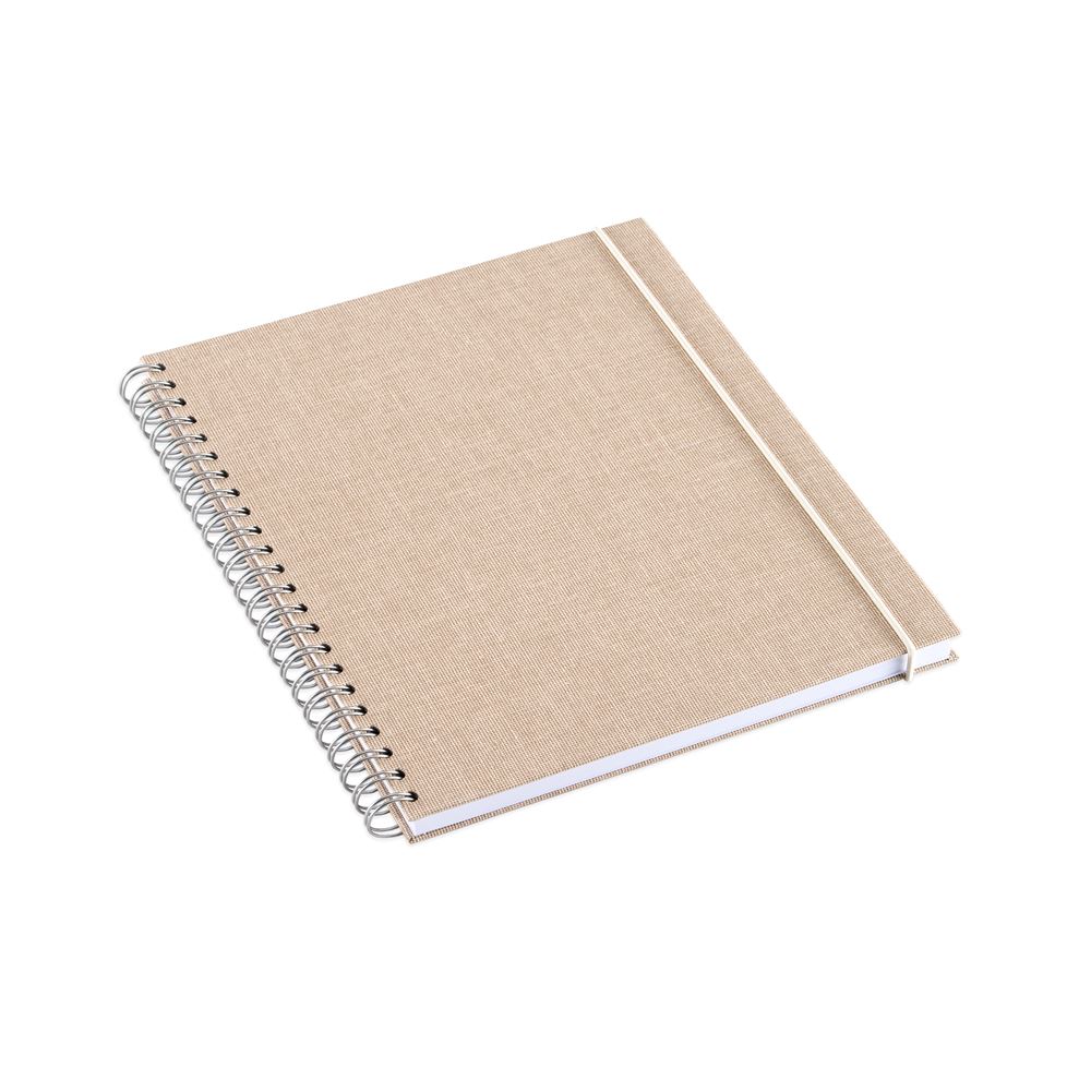 Spiral Notebook, Sand Brown