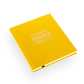 Notebook hardcover, Sun yellow