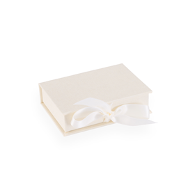 Box with Silk Ribbons, Ivory