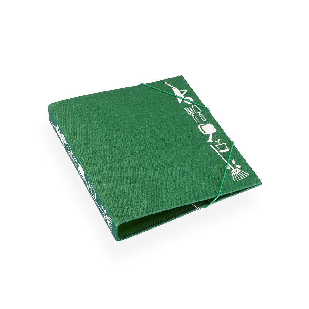 Bookbinders Design Garden binder, green
