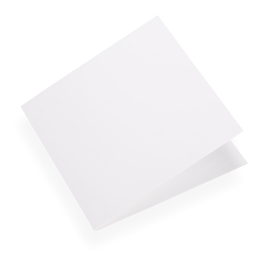Cotton paper card, White