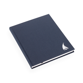 Notizbuch gebunden, Smoke Blue