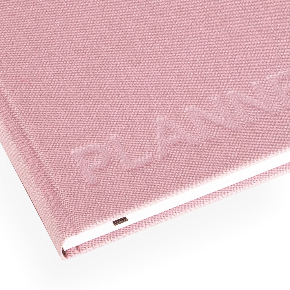 Bookbinders Design - Hardcover Weekly Undated Planner, Dusty Pink