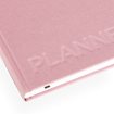 Hardcover Weekly Undated Planner, Dusty Pink