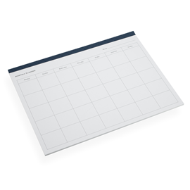 Monthly Planner, Smoke Blue