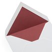 Cotton paper envelope, Rose Red liner