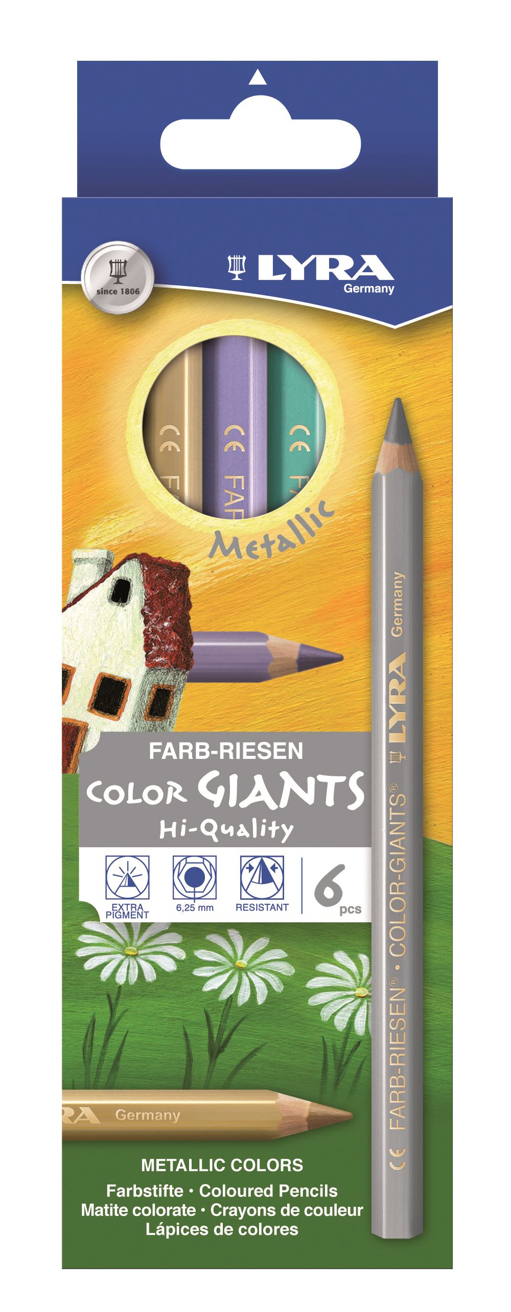 Color Giant Box with 6 Pens