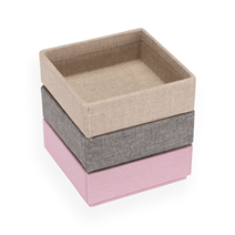 Geschenkset Stapelbare Boxen, Dusty Pink/Light Grey/Sand