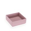 Set de 3 boîtes carrées, dusty pink, Light grey, Sand