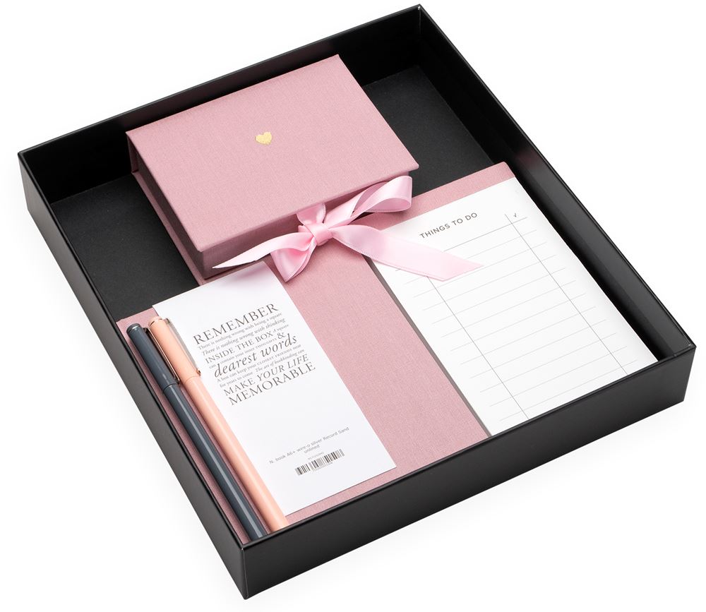 أربع عرض يميع \ يخفف مناسب يتضاءل البقاء  Bookbinders Design The Dusty pink giftset