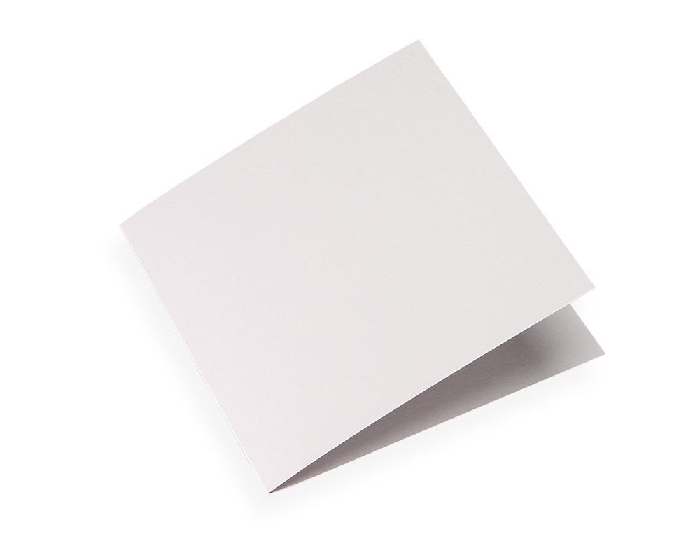 Folded card, Light grey