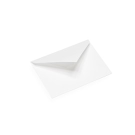 Cotton paper envelope, White