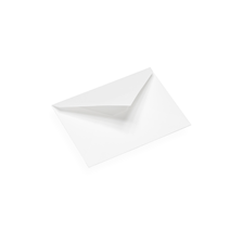 Cotton paper envelope, White