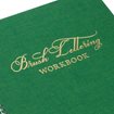 Brush lettering workbook, Klövergrön, Guld