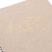 Brush lettering workbook, Sand, Guld