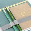 Writing kit, Dusty Green and Sand Brown - Get the Gallop