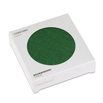 Coasters 6-pack, Clover Green