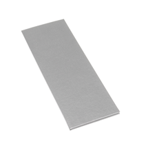 Menükarte, light grey canvas