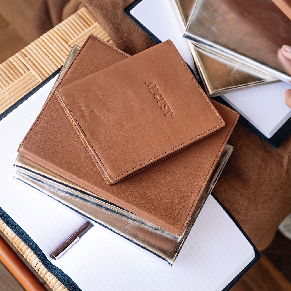 Bookbinders Design - Notebook Leather Cover, Cognac