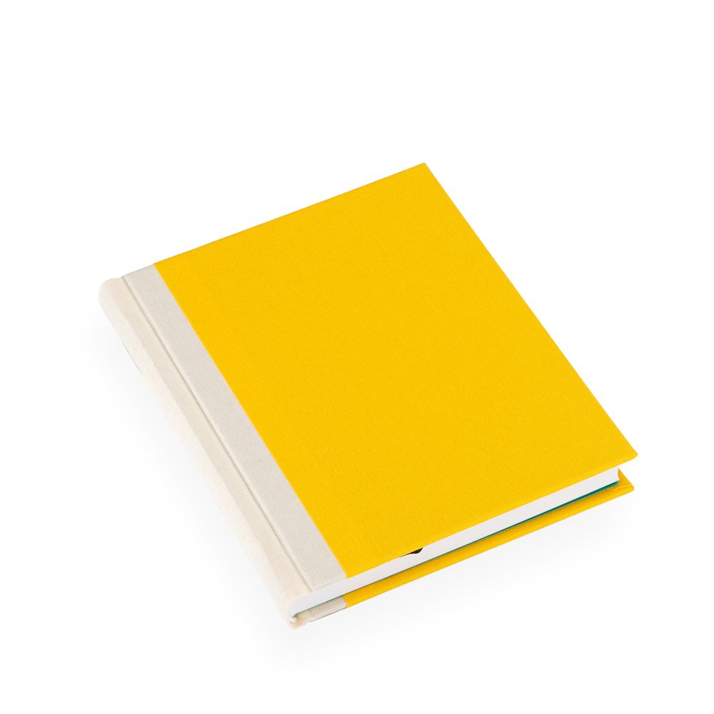 Notizbuch gebunden, Sun Yellow/Ivory