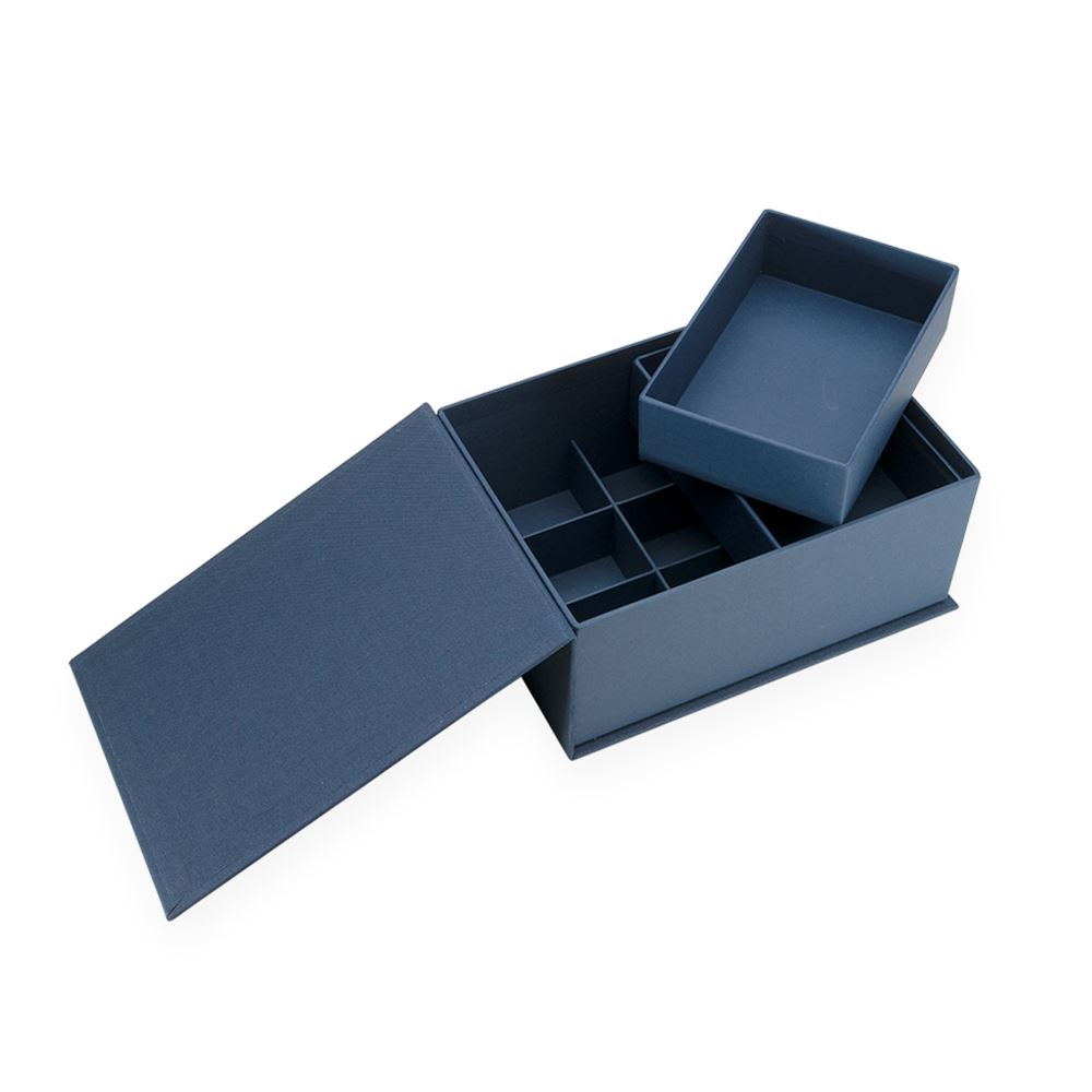 Box Collector Medium, Smoke Blue