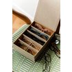 Box Divider for Glasses, Dusty Green