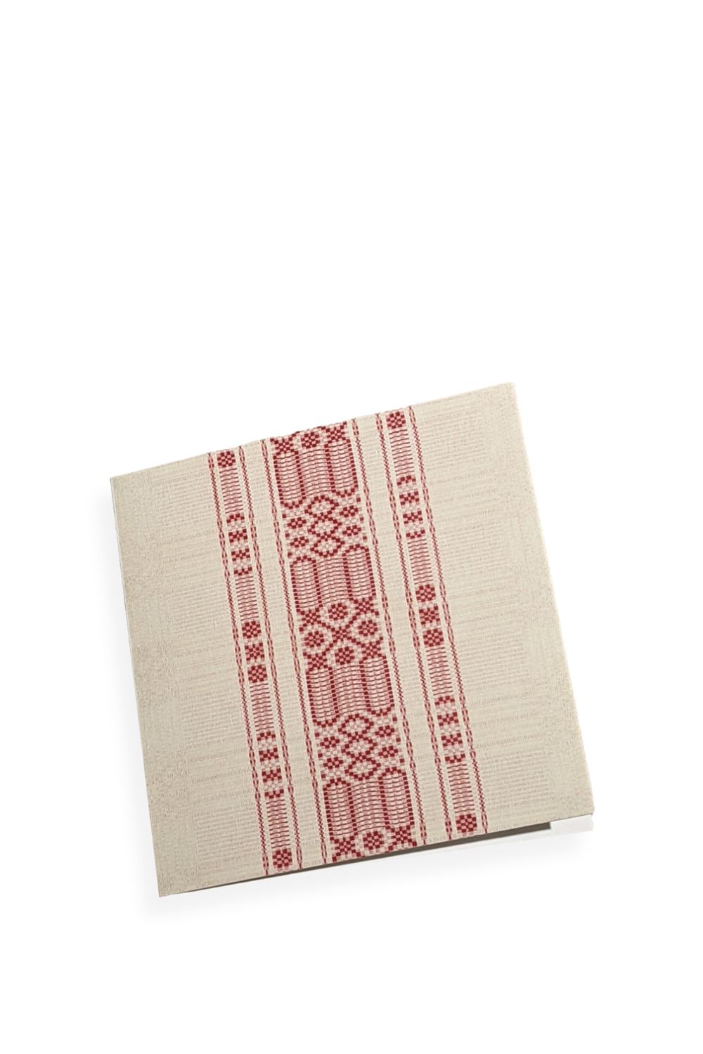 Cotton Paper Card, Sundborn, White/Red