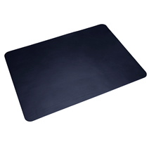 Leather Desk Pad, Dark Blue