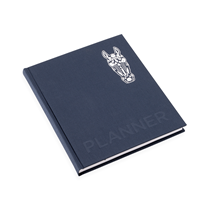 Hardcover Weekly Undated Planner, Smoke Blue, Get the Gallop