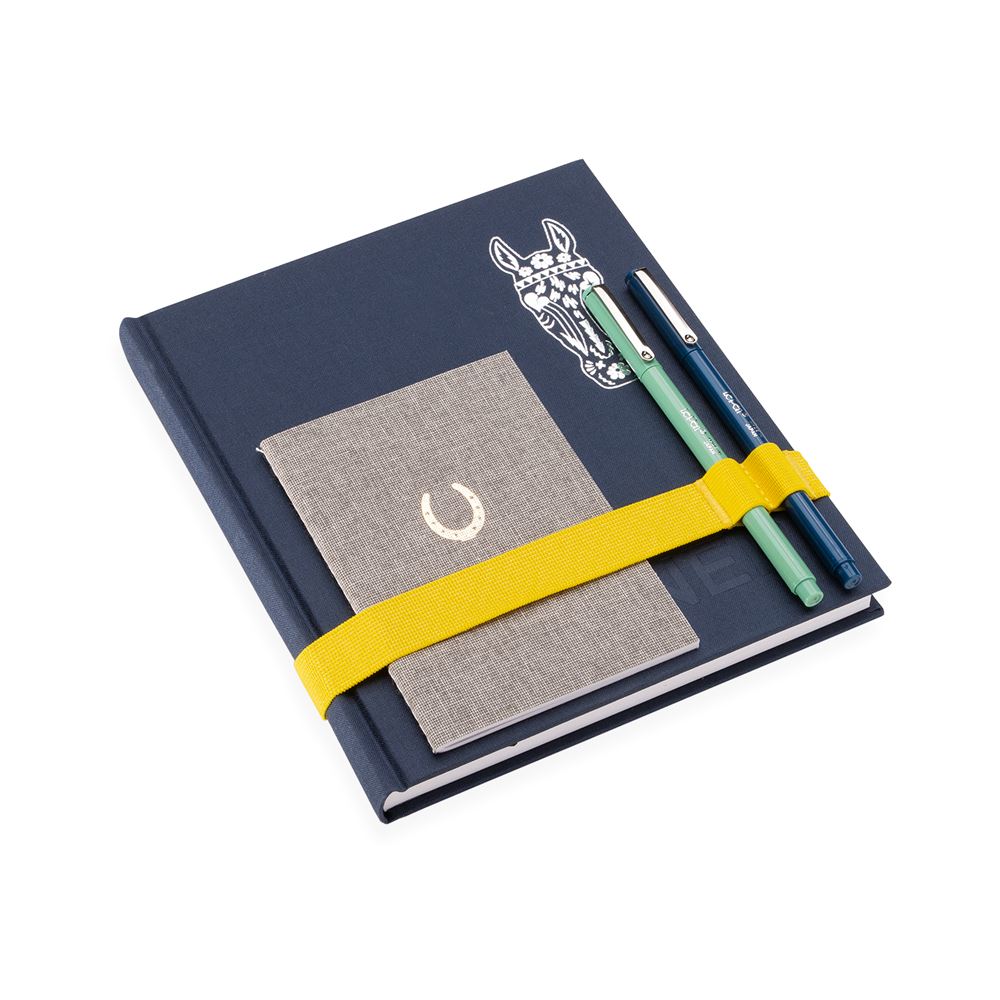 Planner & Stitched Notebook Kit, Smoke Blue, Get the Gallop