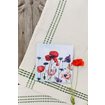 Carte double, papier de coton, Prairie de fleurs