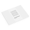 Place cards in cotton paper, White