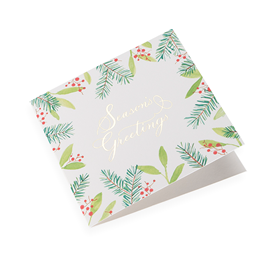 Cotton paper card, Season's greetings