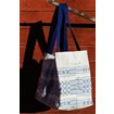 Tote bag, Sundborn, White/Blue
