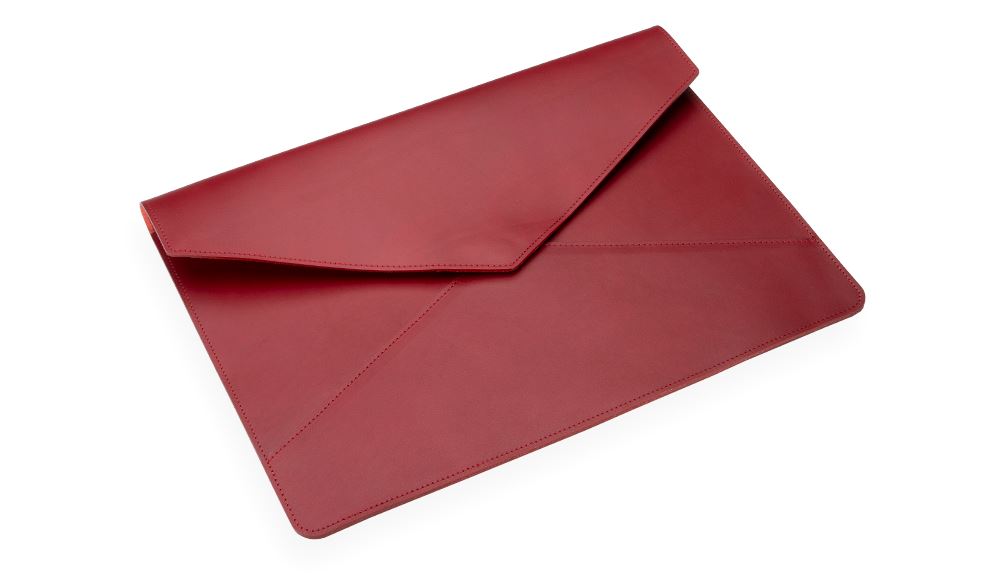 Leather Envelope Case, Red (Limited edition)