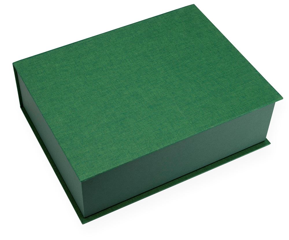 Vävklädd Box, Klövergrön