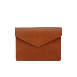 Leather Envelope Case, Cognac