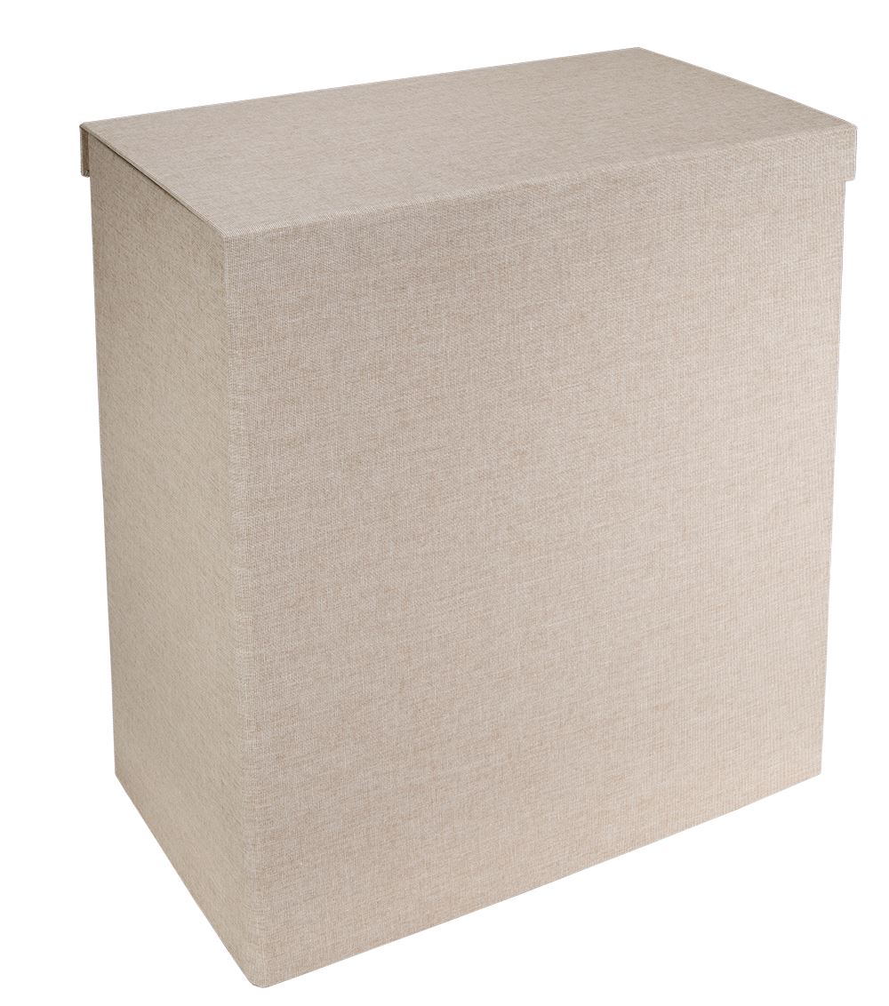 Recycling Box with lid, Sand Brown