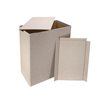 Recycling Box with lid, Sand Brown