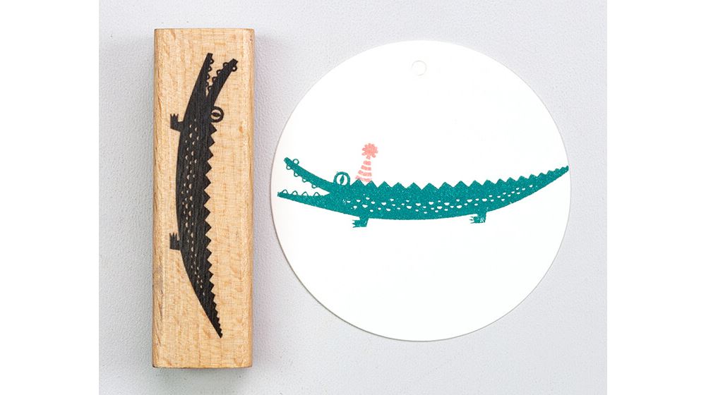 Stamp Crocodile