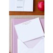Correspondence cards with embossing, Dusty Pink
